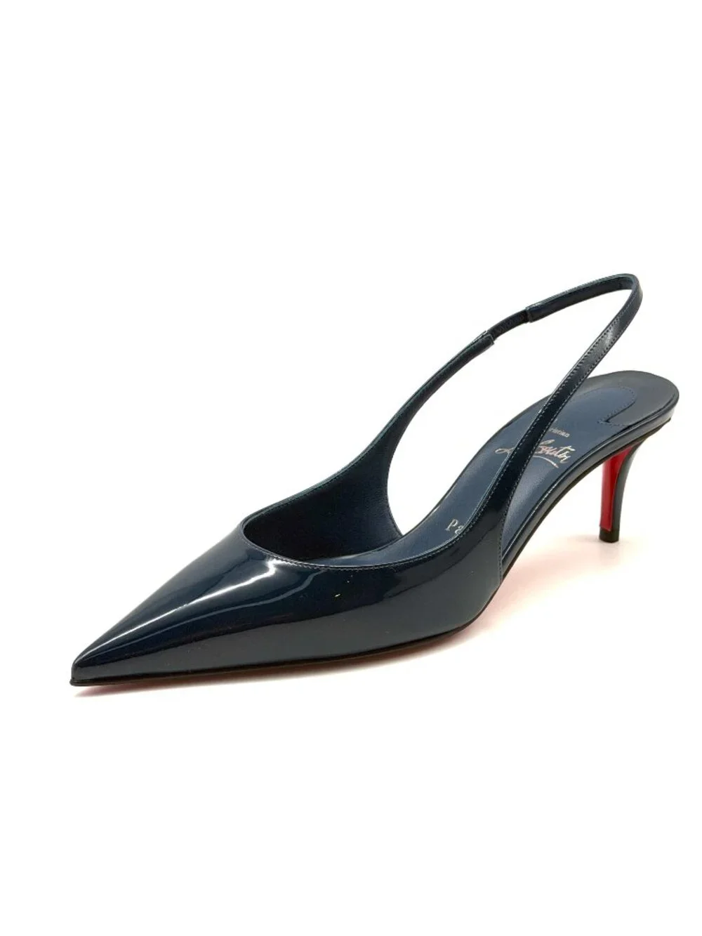 Christian Louboutin MISS Z SLING BACK 60 Slingback Sandals Heels Shoes - Picture 5 of 16